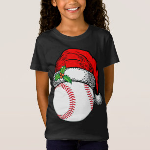 Camiseta Regalo divertido de deportes de béisbol de Santa H