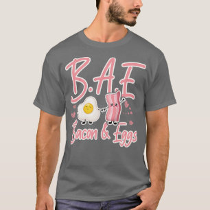 Camiseta Regalo divertido de desayuno con tocino y huevos B