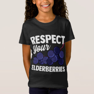 Camiseta Regalo divertido de Elderberry Fruit Pun