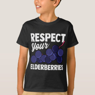 Camiseta Regalo divertido de Elderberry Fruit Pun