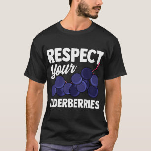 Camiseta Regalo divertido de Elderberry Fruit Pun