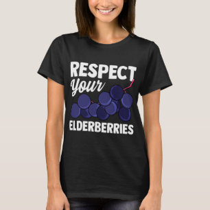 Camiseta Regalo divertido de Elderberry Fruit Pun