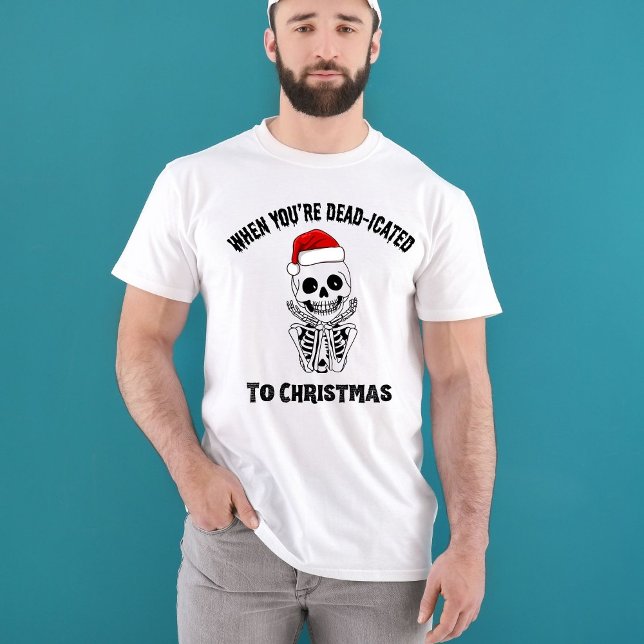 Camiseta Regalo divertido de esqueleto de Navidad (Subido por el creador)