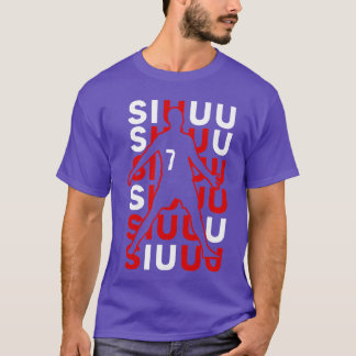 Camiseta Regalo divertido de fútbol Siuuuu para fanáticos d