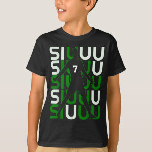 Camiseta Regalo divertido de fútbol Siuuuu para fanáticos d