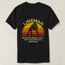 Regalo divertido de futbolista retro liniero Muro