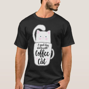 Camiseta Regalo divertido de gato Ragdoll Taza de café Cami