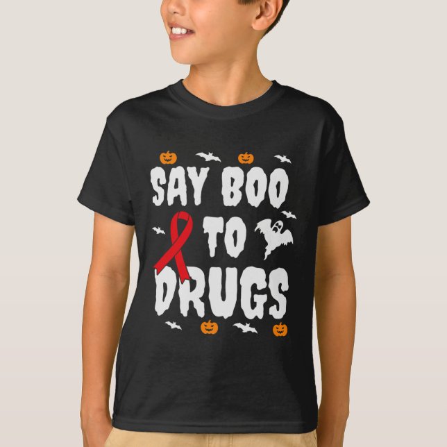 Camiseta Regalo divertido de Halloween dice boo a la toma d (Anverso)