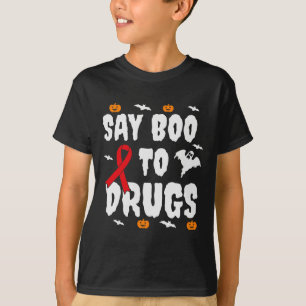 Camiseta Regalo divertido de Halloween dice boo a la toma d