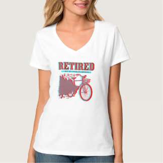 Camiseta Regalo divertido de jubilación en bicicleta