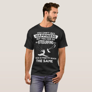 Camiseta Regalo divertido de Kitesurfing del juego de la