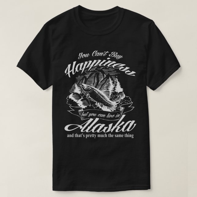 Camiseta Regalo divertido de la novedad para Alaska (Diseño del anverso)
