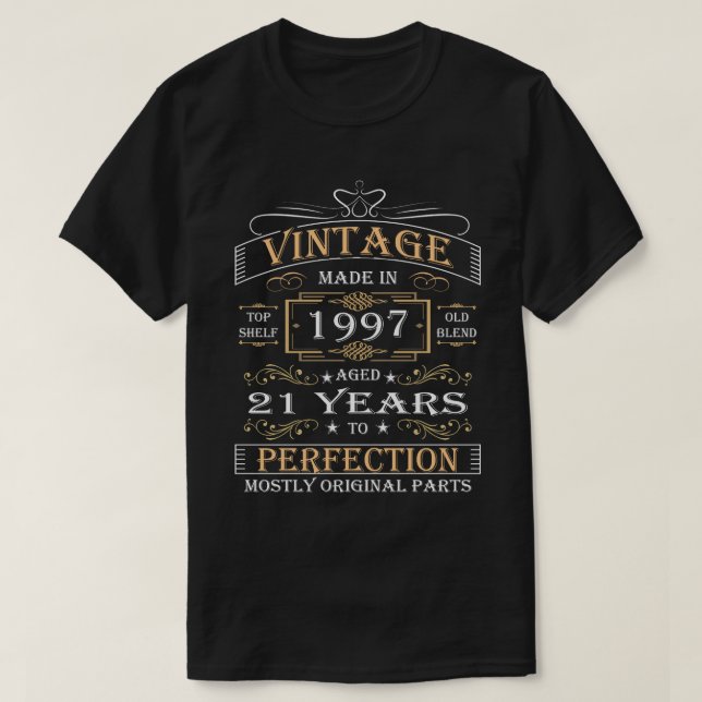 Camiseta Regalo divertido de la novedad para el 21ro (Diseño del anverso)