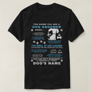 Camiseta Regalo divertido de la novedad para el Groomer del
