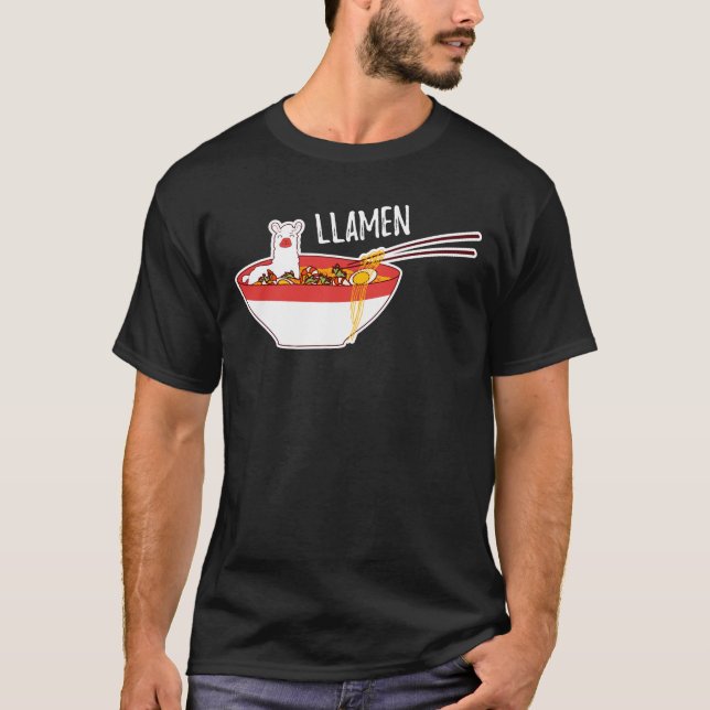 Camiseta Regalo divertido de los Ramen de la llama de (Anverso)