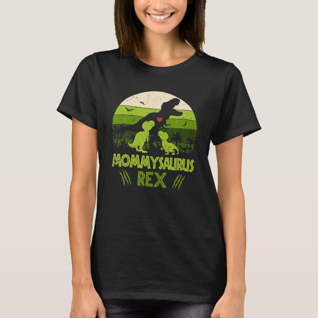 Camiseta Regalo divertido de mami mami dinosaurio (Anverso)