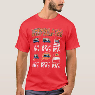Camiseta Regalo divertido de memes de RV Van y camping al a