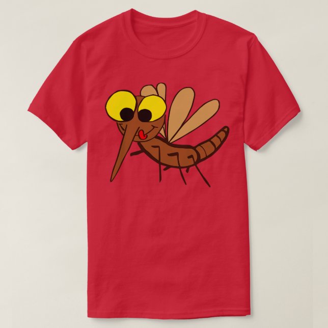 Camiseta Regalo divertido de mosquitos (Diseño del anverso)