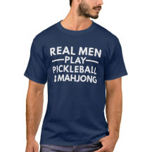 Regalo divertido de pickleball y mahjong para homb