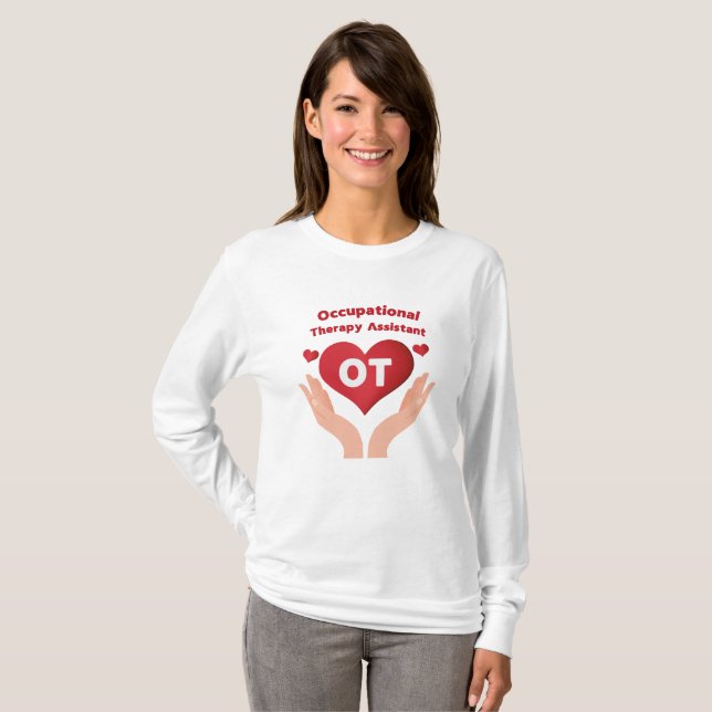Camiseta Regalo divertido del ayudante de la terapia (Anverso completo)
