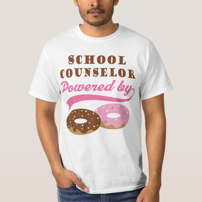 Camiseta Regalo divertido del consejero de la escuela (Anverso)