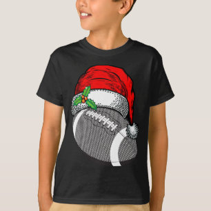Camiseta Regalo divertido del deporte de fútbol de navidade
