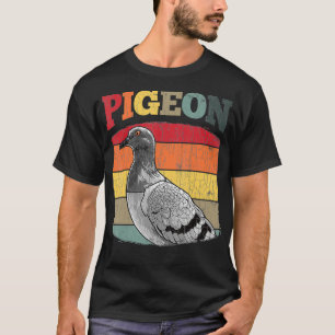 Camiseta Regalo divertido del dueño del pichón Retro Pigeon