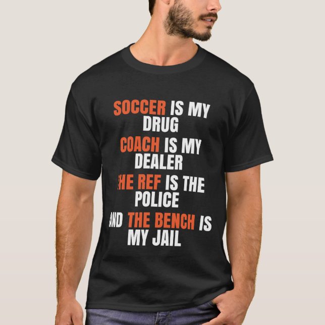 Camiseta Regalo divertido del fútbol para los coches del (Anverso)