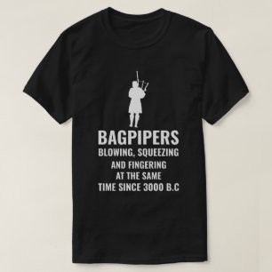Camiseta Regalo divertido del jugador escocés Bagpipe 