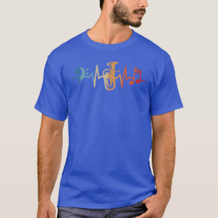 Camiseta Regalo divertido del latido del corazón de la músi