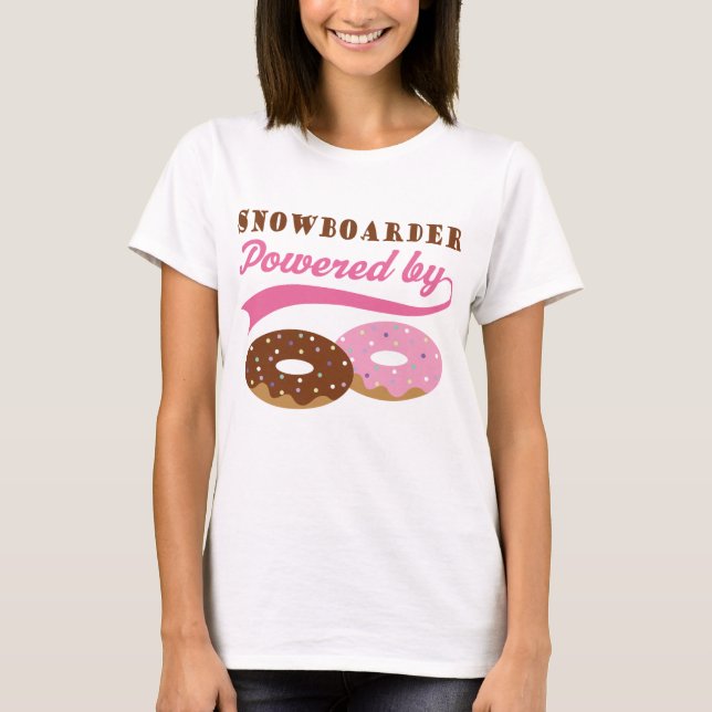 Camiseta Regalo divertido del Snowboarder (Anverso)