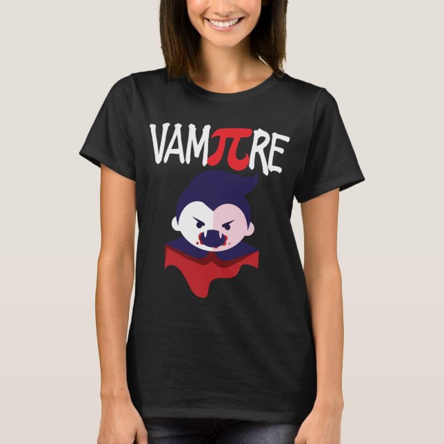 Camiseta Regalo divertido del traje del vampiro del (Anverso)