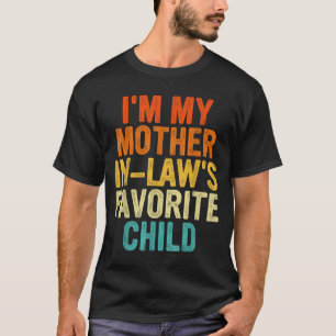 Camiseta Regalo divertido favorito para la suegra con humor