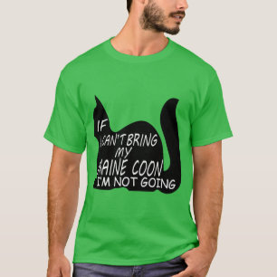 Camiseta regalo divertido maine coon amantes de los gatos m
