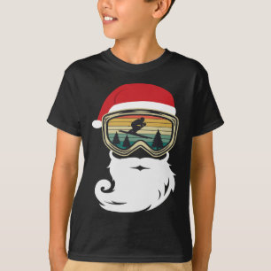 Camiseta Regalo Divertido Navidad Invierno Esquí 