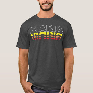 Camiseta Regalo divertido nombre Maria vintage atardecer Ma