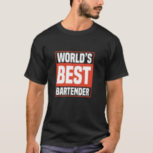 Camiseta Regalo divertido para adultos camarero barman bari