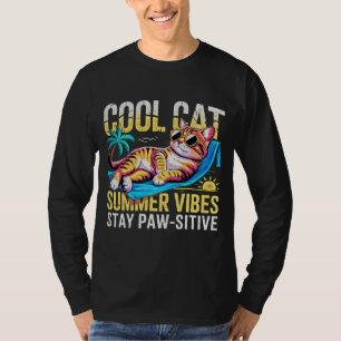Camiseta Regalo divertido para amantes de gatos con vibraci