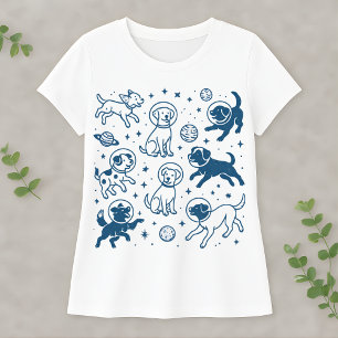 Camiseta Regalo divertido para amantes del espacio y perros