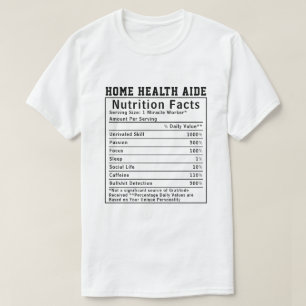 Camiseta Regalo divertido para asistente de salud en el hog