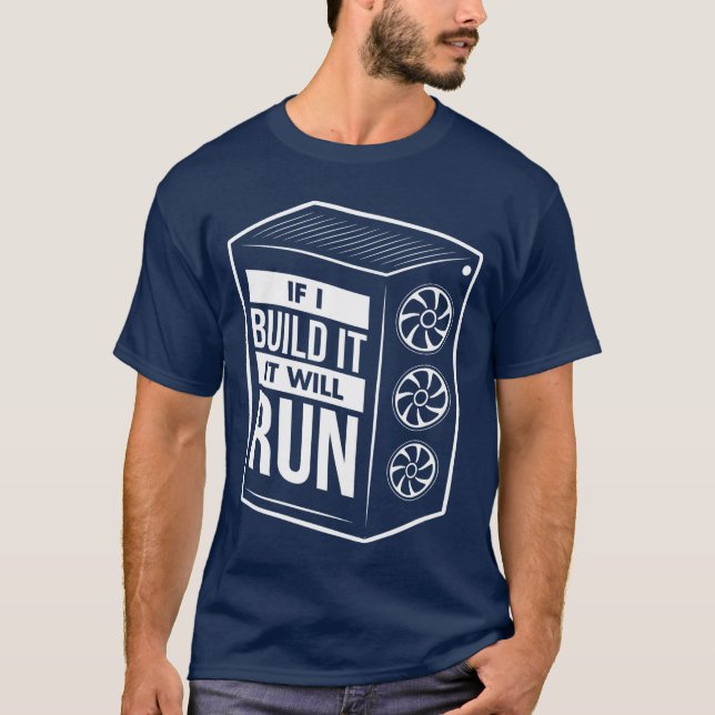 Camiseta Regalo divertido para constructor de PC jugador de (Anverso)