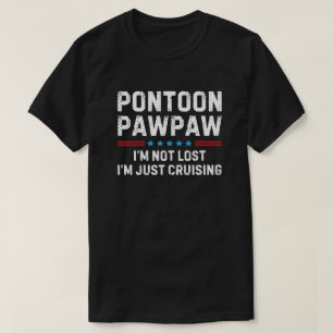 Camiseta Regalo divertido para el capitán de pontón Pawpaw