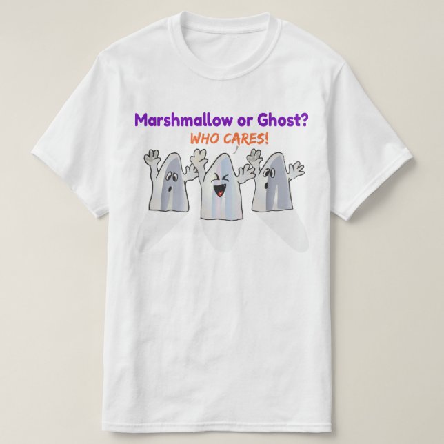 Camiseta regalo divertido para fantasmas (Diseño del anverso)