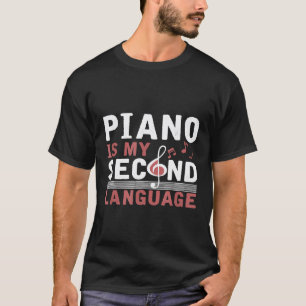 Camiseta Regalo divertido para guitarrista El piano es mi s