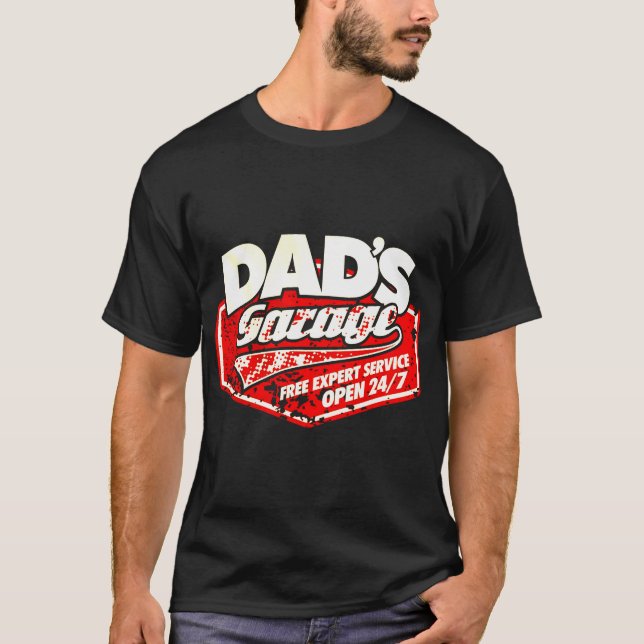 Camiseta Regalo divertido para hombre del mecánico de coche (Anverso)