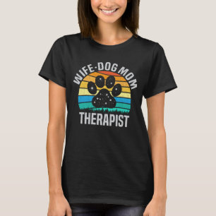 Camiseta Regalo divertido para la mamá perruna terapeuta am