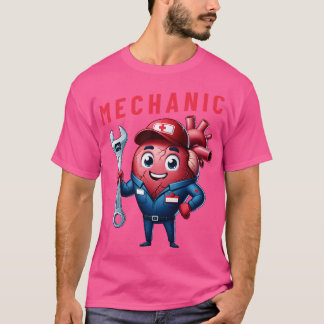 Camiseta Regalo divertido para mecánicos del corazón para t