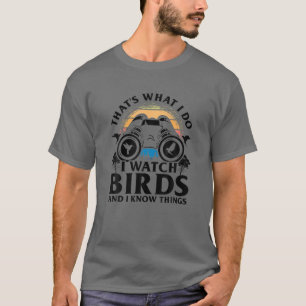 Camiseta Regalo divertido para observar pájaros, observador