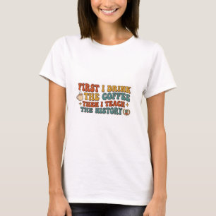 Camiseta Regalo divertido para profesores de historia retro