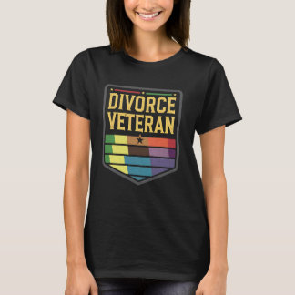 Camiseta Regalo Divertido Veterano de Divorcio Hombres Muje